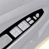 1 Set Car Interior Window Lift Switch Panel Trim Cover Fit for Infiniti G25 G35 G37 Left Hand Drive Glossy Black ABS