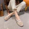Summer Women's Mesh Flat Shoes Fashion Metal Buckle Mary Jane Shoes Comfortable Soft Bottom Non-slip Casual Shoe Designer Brands