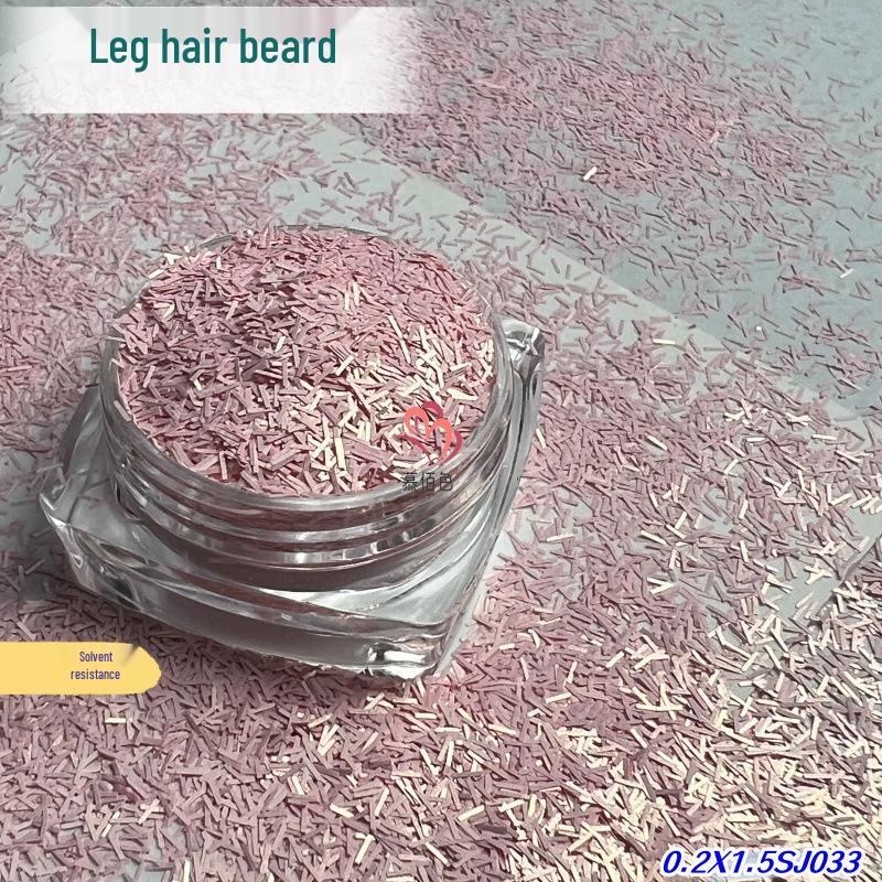 Macaron Color Nail Art Glitter: Reflective Long Strip Drip Glue 5ml