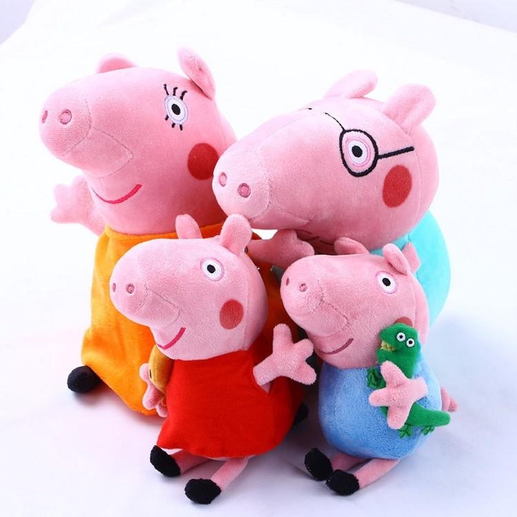 Peppa Pig Plush Toy Family Set With Pp Cotton Fill For Kids Birthdays And Sleep Time