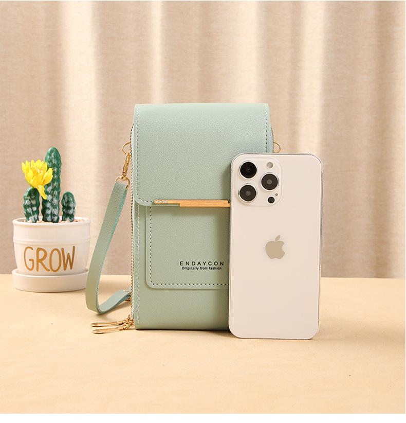 Women's Versatile Touchscreen Phone Bag: Small Crossbody Purse with Key Holder, Coin Pouch, and Fashion Design