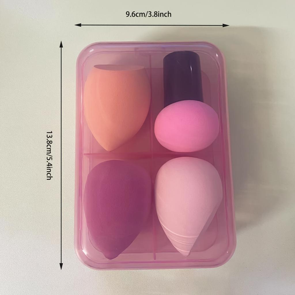 Make-up-Schwamm-Set | Doppelte Anwendung für flüssiges und festes Make-up, Weiches, Hydrophiles PU-Material