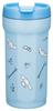 Skater Octagonal Lidded Stainless Steel Tumbler 350ml Heat Cold Vacuum Flap Watercolor Insulation, Insulation, Insulation, Lock, Sanrio, Cinnamoroll,