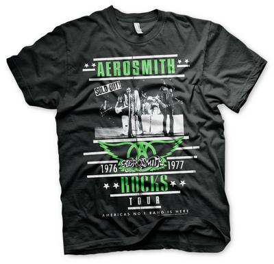 Aerosmith World Tour 76 Joe Perry Steven Tyler T-Shirt