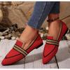 Women Flats Walking Pointed Top Solid Color Loafers Shoes Shallow Comfortable Lolita Shoes Sneakers Women Zapatos De Mujer