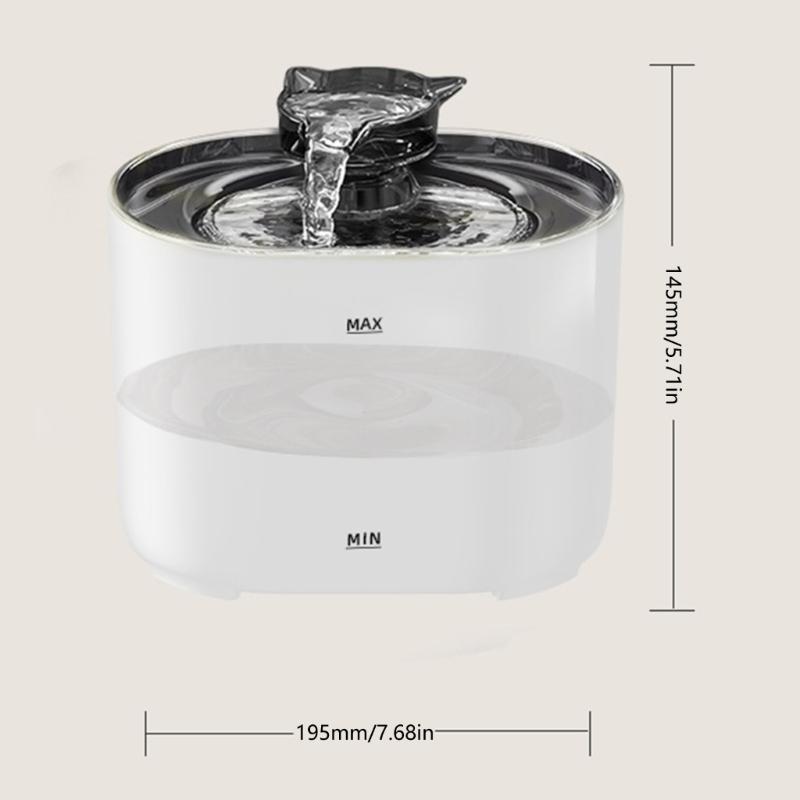 Cats Water Fountains Automatic Dogs Pet Drinking Mute Water Dispenser Large Capacity Quiet Automatic Fountains