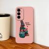 For Samsung Galaxy A37 A57 A17 A07 Phone Case Cute Astronaut Smooth Liquid Silicone Full Coverage Anti Drop Soft Durable Bumper