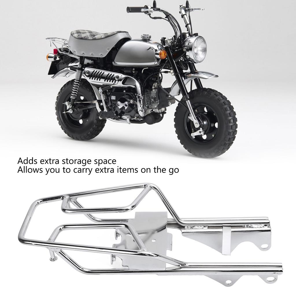 Motorcycle Rear Luggage Storage Rack Solid Steel Alloy Seamless Welding for Monkey Z50 Z50J Skyteam Z50A
