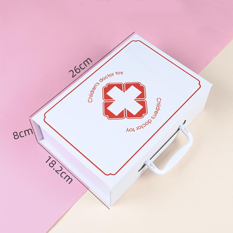 Non-Toxic Wooden Pretend Play Doctor Educational Toys For Children Medical Simulation Medicine Chest Set For Kids Role Playing Pretend Toy