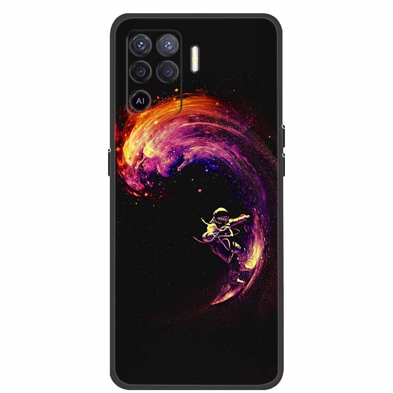For Coque OPPO Reno5 Lite Case Shockproof Soft silicone TPU Back Cover For Oppo Reno 5Z 5 Lite Phone Case 5Lite CPH2205 Fundas