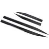 New Outlander PHEV GN0W Compatible Side Door Molding Door Trim Garnish Side Door Garnish Under Molding Accessory Exterior Custom Parts Piano Black 4P
