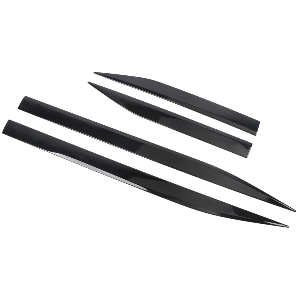 New Outlander PHEV GN0W Compatible Side Door Molding Door Trim Garnish Side Door Garnish Under Molding Accessory Exterior Custom Parts Piano Black 4P