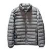 Men's Lightweight Stand-Up Collar Down Cotton Jacket - Solid Color, Warm, Versatile, Casual Winter Wear