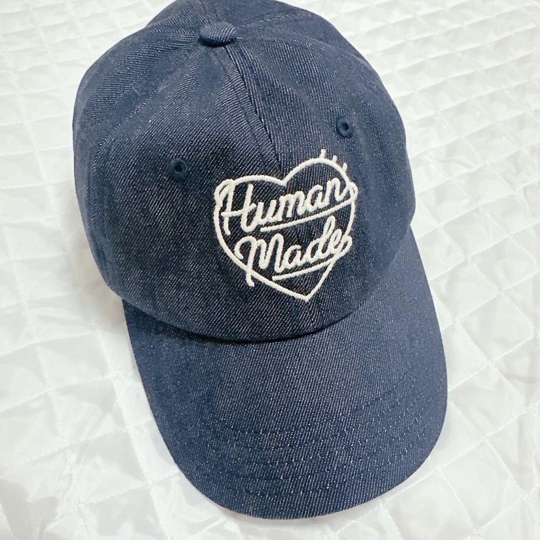 Used HUMAN MADE 6 Panel Denim Cap Indigo