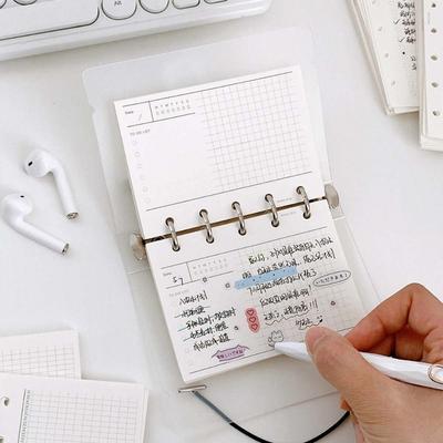 5-hole M5 A8 Loose-Leaf Notebook Refill Paper Refill Spiral Binder Notebook Paper  Stationery