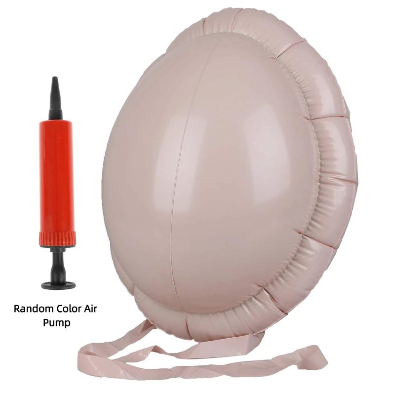 Inflatable Fake Belly Fake Pregnancy Belly Beer Belly For Adult Santa Claus Lightweight Fake Pregnancy Cosplay Prop With Pump