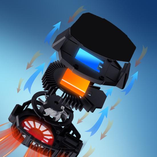 DL05 Mobile Phone Blade Digital Display Radiator 9 Portable Back Clip Phone Cooling