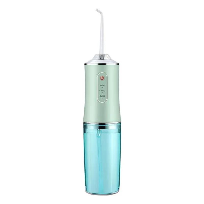 Electric 3 Mode Water Flosser Portable Mouthwash Rechargeable Toothbrush 4 Nozzles 240ml Large Water Tank IPX7 Waterproof Gifts