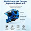 Kids Detachable Full Helmet Children Adjustable Safety Helmet for Skating Scooter BMX MTB Bike