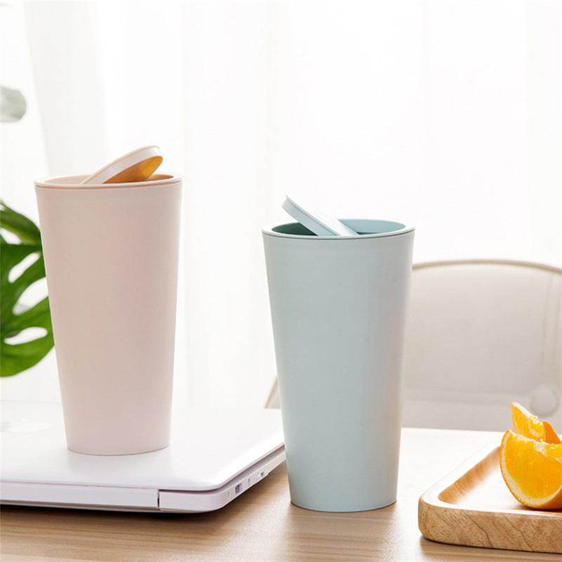 16.5x8cm Abfalleimer Kleiner Mülleimer Mini Desktop Müll Kleiner Tischmülleimer für Schreibtisch Auto Mülleimer Dropship Küche