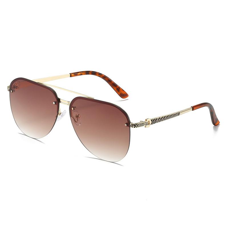 Double Beam Metal Sunglasses Beach Sunglasses Vintage Aviator Sunglasses