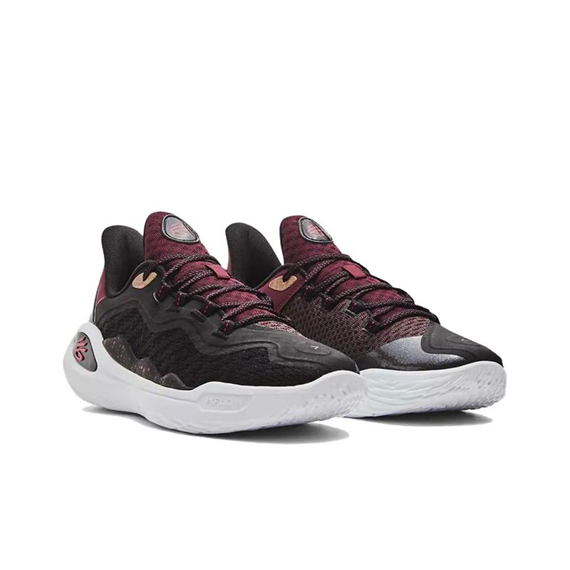 Under Armour Curry 11 Wear-resistant And Lightweight Low-Top Basketball Shoes Unisex Black Sneakers 3026616-001