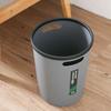 Household Large Thickened Garbage Can Binaural Portable Round Storage Box Pressure Ring Without Cover Kitchen Trash Bin