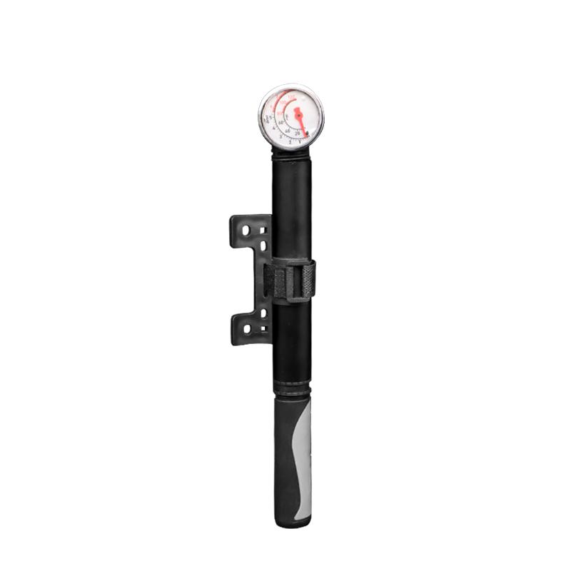 

Портативный велосипедный насос с манометром, мини-ручной велосипедный шариковый насос для накачивания шин, клапан Schrader Presta, воздушный насос для горного велосипеда чёрный