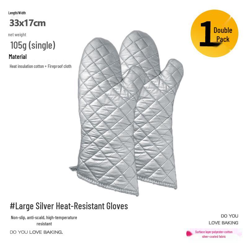 

SI&MOOS Thickened Heat Resistant Kitchen Glove