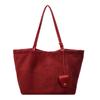 Retro Bag Women's Large Capacity 2025 New Autumn and Winter Versatile Casual Shoulder Mother and Child Bag Texture Commuter Tote Bag