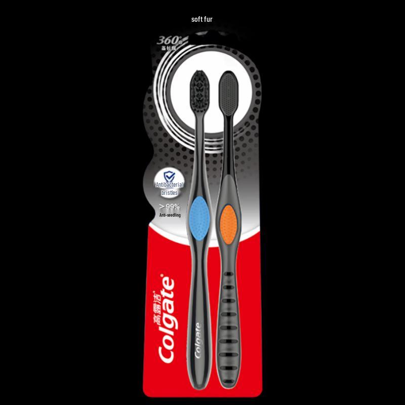 Colgate 360 Binchotan Charcoal Toothbrush (2-Pack)