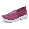Women Casual Shoes Light Sneakers Breathable Mesh Summer knitted Vulcanized Shoes Outdoor Slip-On Sock Shoes Plus Size Tennis