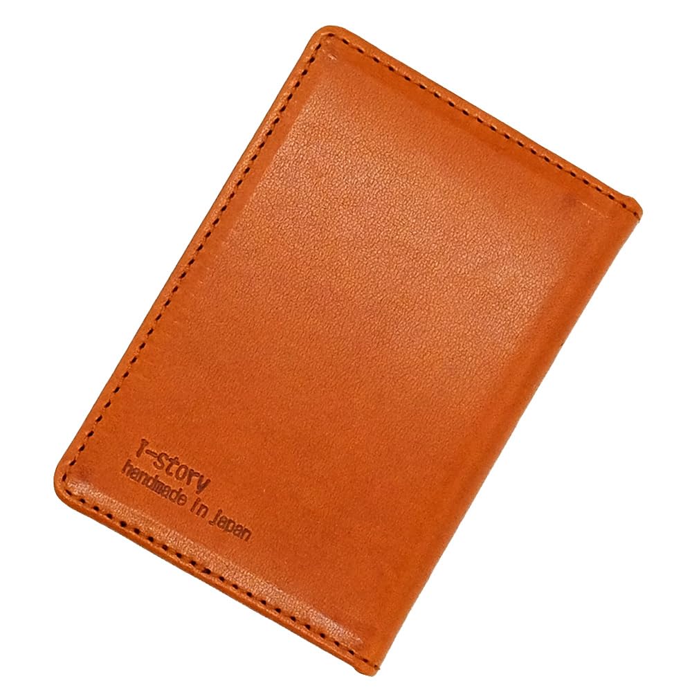 [i-story] Card-Sized "Vertical" Photo Frame [Tochigi Leather] Made In Japan, Genuine Leather (Brick)