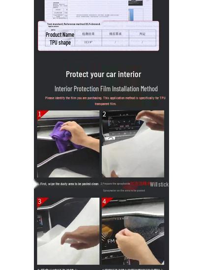 25 BMW 4 Series 425i/430i Interior Console Tempered Glass Protector Film