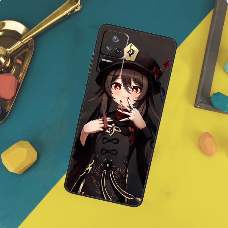 Genshin Impact Hu Tao Case For Xiaomi 13T 11T 12T 14T Pro 13 14 15 Ultra POCO X7 Pro X3 X5 X6 F5 F6 M6 Pro Funda