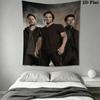 supernatural Wall Tapestry Aesthetic Wall Hanging Printed Fabric Blanket Decorative Tapestries for Bedroom Living Room Home Decor