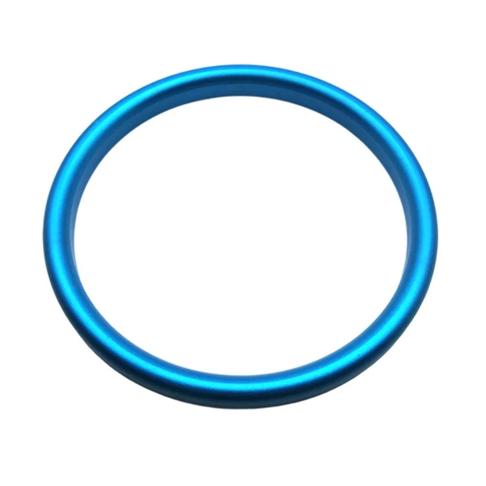 

SILVER BLUE Car Steering Wheel Center Trim For MINI FOR Cooper F54 F55 F56 F57 F60 Steering Wheel Trim Decorative Ring синій