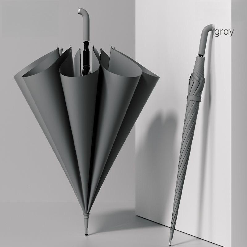 Light Luxury Automatic Long Handle Umbrella Enlarged Thickened Wind-resistant Rain-resistant Sunny Rainy Dual-use Golf Umbrella