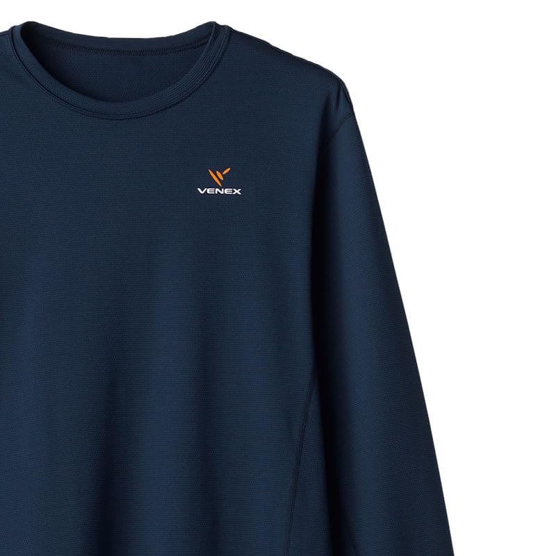 VENEX Recovery Wear Dlouhý rukáv Standard 65220523 Tričko, Suché, Pánské, Námořnická modř, XL,