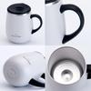 GRANDTIES Premium Vacuum Insulated Mug, 460ml, Available in 19 Colors, with Easy-Open Sliding Lid, Stainless Steel Double-Wall Vacuum Insulation, Keep