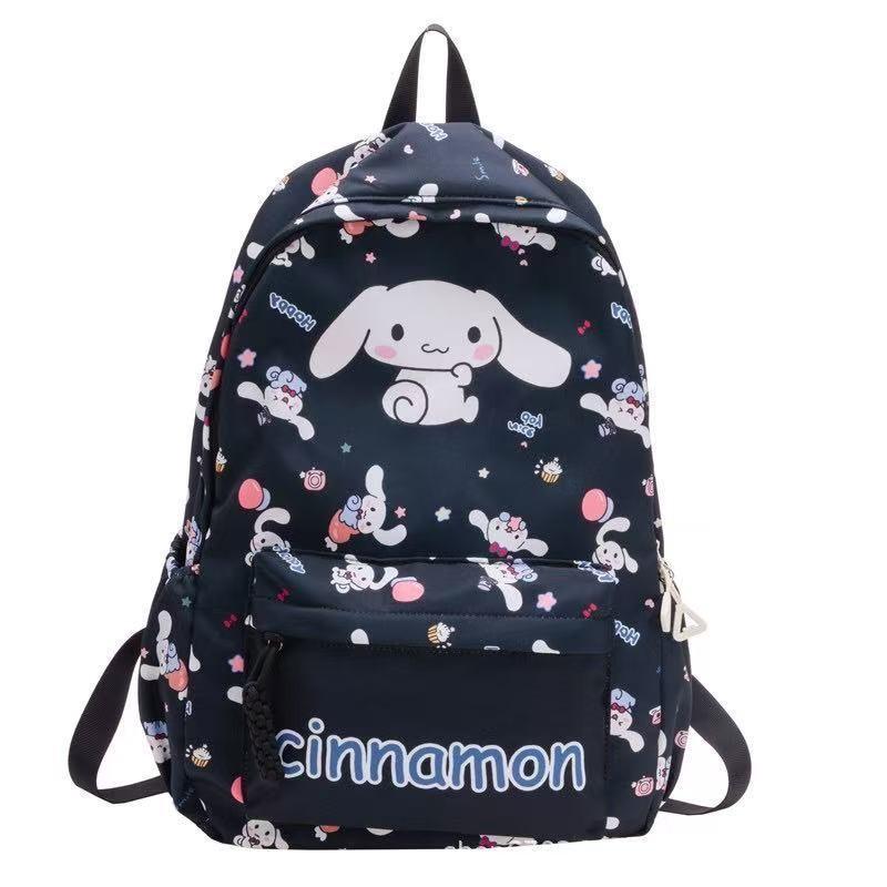 Hello Kitty Cartoon Backpack With Nylon Material For School Students And Commuters