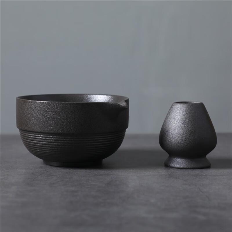 Japanese Ceramic Matcha Bowl with Spout