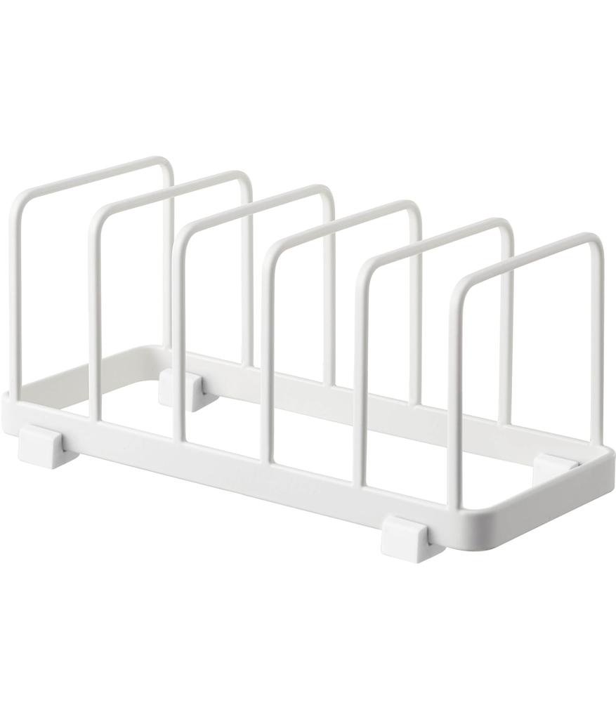 Yamazaki Dish W24 X D10 X Holds Plates Quickly with One 4747 Stand, White, Approx. H10cm, Hand,