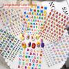 INS Style Cute Cartoon Letter & Number Nail Art Stickers for DIY Journals & Accessories