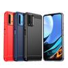 For Redmi 9T Case Cover Xiaomi Redmi 9T 9 T Capas Shockproof Armor Phone Bumper Carbon Fibre Back TPU Soft Cover Redmi 9T Fundas