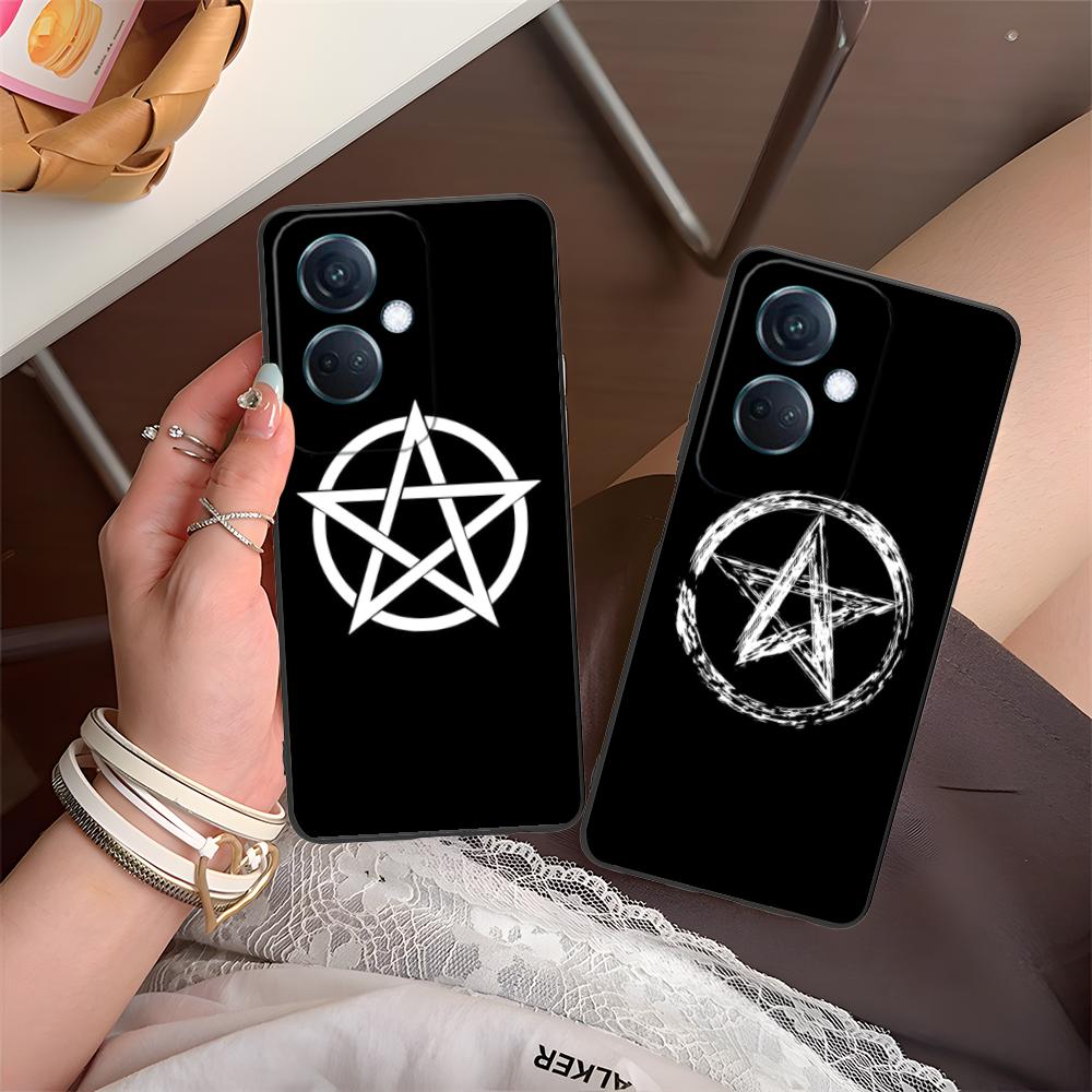Aesthetic Pentagram Phone Case for OPPO Find X9 X8 X7 X6 X5 X3 X2 Plus s Pro Ultra Lite Soft TPU Shockproof Cover