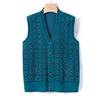 Vest Jacket Middle-aged and Elderly Knitted Sweater Vest Casual Grandma Autumn Top