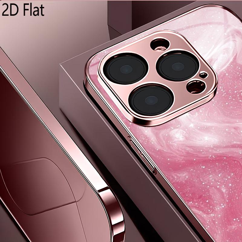 rySwirl 2DFlat For iPhone17 18 16 15 14 13 12 11 Pro Max XS XR 8 7Plus Phone Cover Shockproof Protective Back Cover
