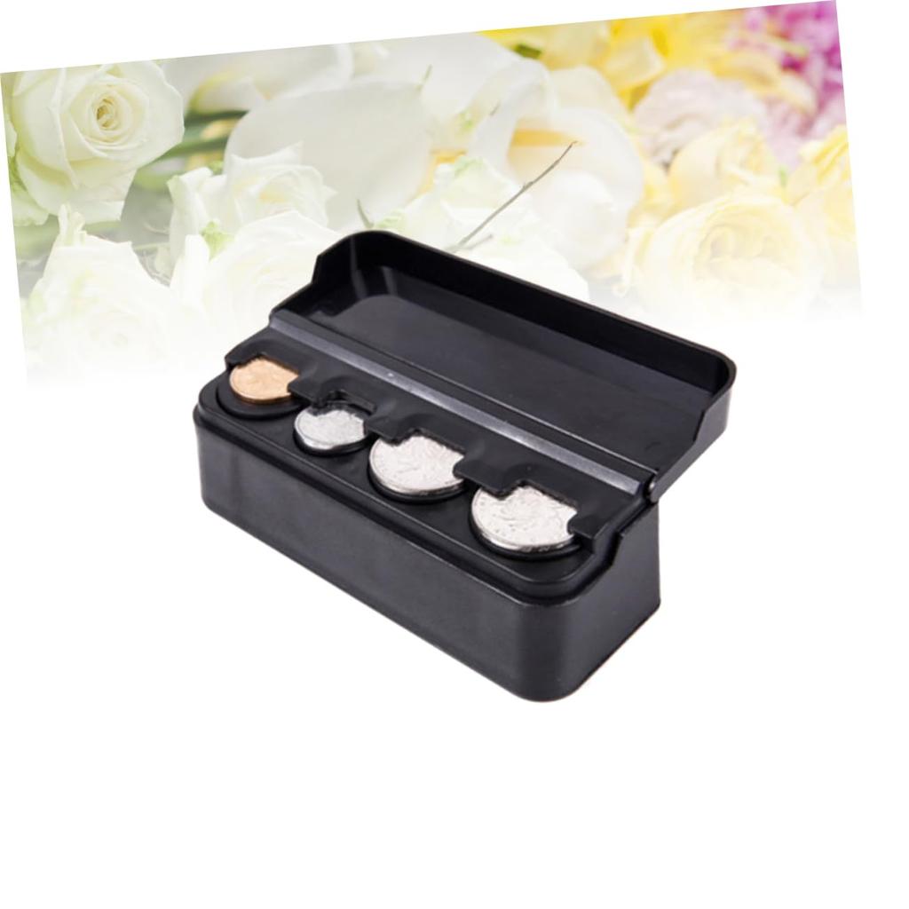 NUOBESTY Car Replacement Box Car Coin Storage Box Money Change Car Organizer