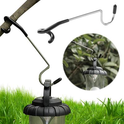 8Pcs Stainless Steel Camping Lantern Hook Hangers Outdoor Lamp Hanger Stand Light Stand Holder Hooks for Outdoor Camping Fishing